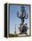 Lamp on the Alexandre Iii Bridge and the Eiffel Tower, Paris, France, Europe-Richard Nebesky-Framed Premier Image Canvas