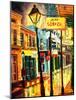 Lamp Post On Bourbon Street-Diane Millsap-Mounted Art Print