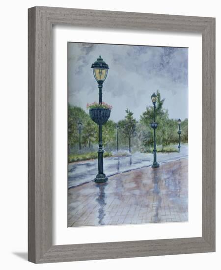 Lamp Posts-Rusty Frentner-Framed Giclee Print