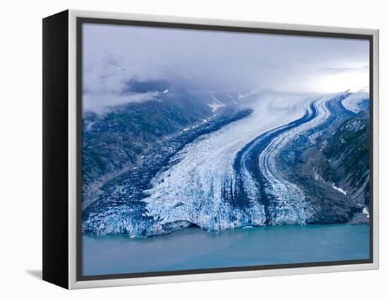 Lamplugh Glacier, Glacier Bay National Park, Alaska, Pacific Northwest, Usa-Jerry Ginsberg-Framed Premier Image Canvas