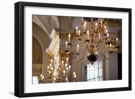 Lamps in Saint Martin in the Fields Church, London-Felipe Rodriguez-Framed Photographic Print