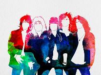 Guns N' Roses Watercolor-Lana Feldman-Art Print