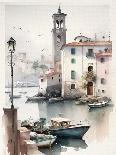 Italian Harbor-Lana Kristiansen-Art Print