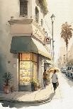 Streets of Los Angeles Watercolor I-Lana Kristiansen-Art Print
