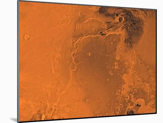 Lanae Palus Region of Mars-Stocktrek Images-Mounted Photographic Print