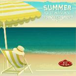 Summer Holidays Poster - Retro Style Summer Poster-LanaN.-Art Print