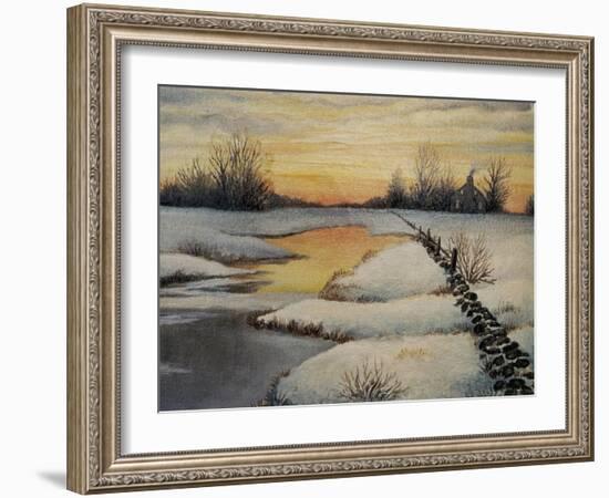 Lanark County Winter-Kevin Dodds-Framed Giclee Print