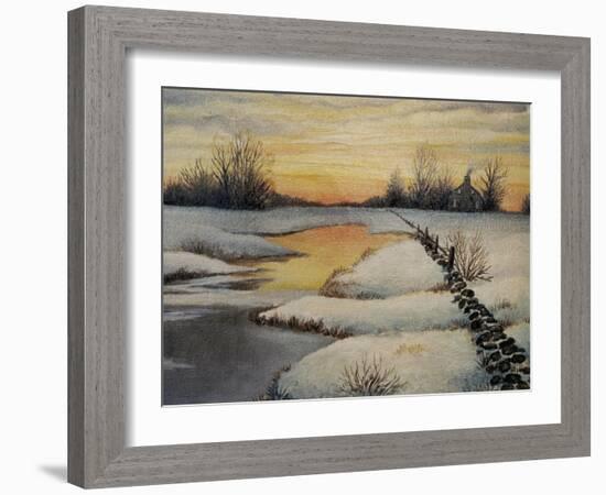 Lanark County Winter-Kevin Dodds-Framed Giclee Print