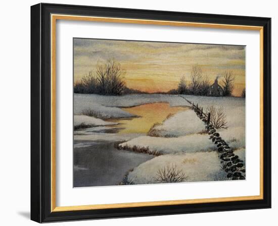 Lanark County Winter-Kevin Dodds-Framed Giclee Print