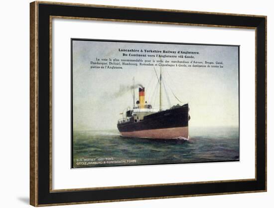 Lancashire, Yorkshire Railway, S.S. Mersey-null-Framed Giclee Print