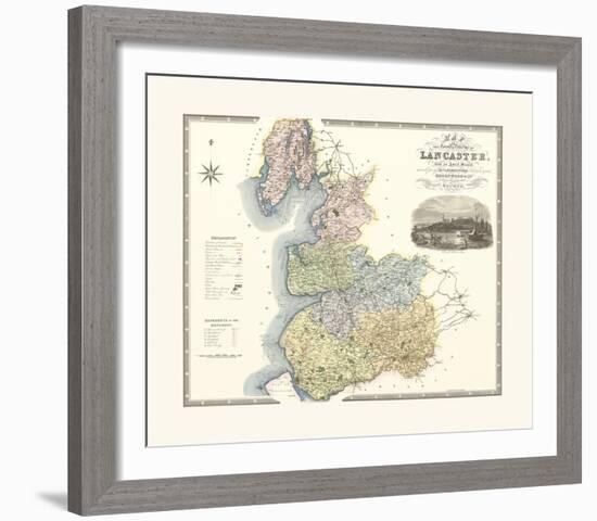 Lancashire-C & J Greenwood-Framed Premium Giclee Print