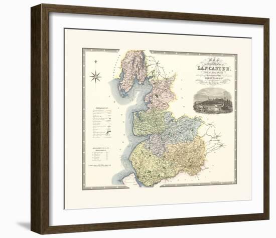 Lancashire-C & J Greenwood-Framed Premium Giclee Print