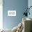 Lancaster, Pennsylvania - 717 Area Code (Blue)-Lantern Press-Framed Stretched Canvas displayed on a wall