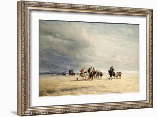 Lancaster Sands, 1841-David Cox-Framed Giclee Print