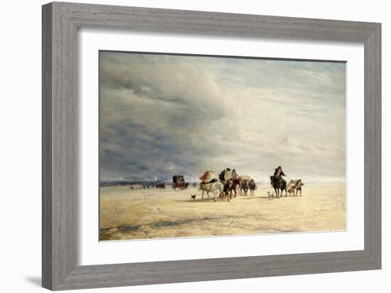 Lancaster Sands, 1841-David Cox-Framed Giclee Print