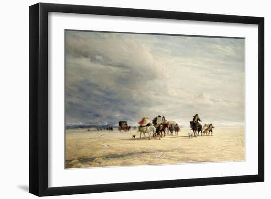 Lancaster Sands, 1841-David Cox-Framed Giclee Print