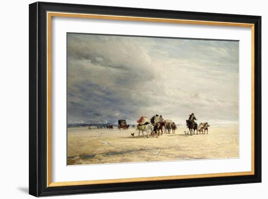 Lancaster Sands, 1841-David Cox-Framed Giclee Print