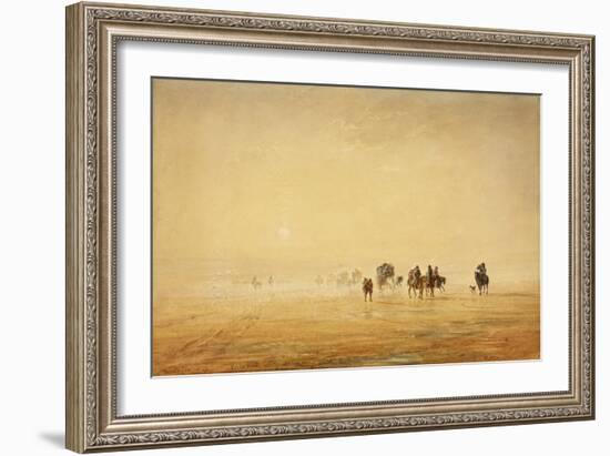 Lancaster Sands, 1844-David Cox-Framed Giclee Print