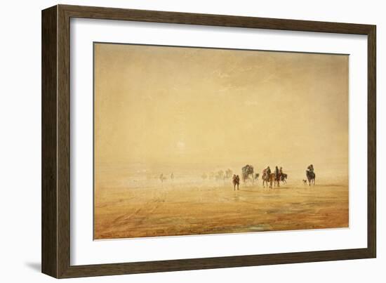 Lancaster Sands, 1844-David Cox-Framed Giclee Print