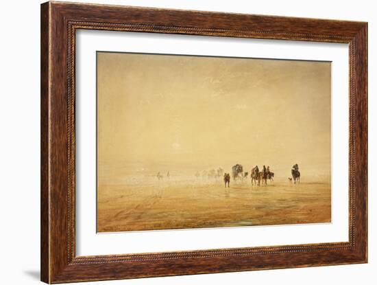 Lancaster Sands, 1844-David Cox-Framed Giclee Print