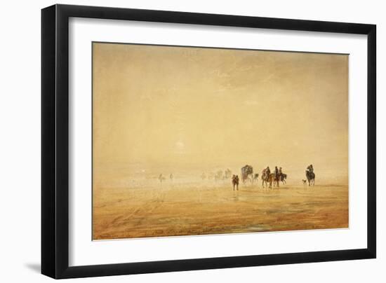 Lancaster Sands, 1844-David Cox-Framed Giclee Print