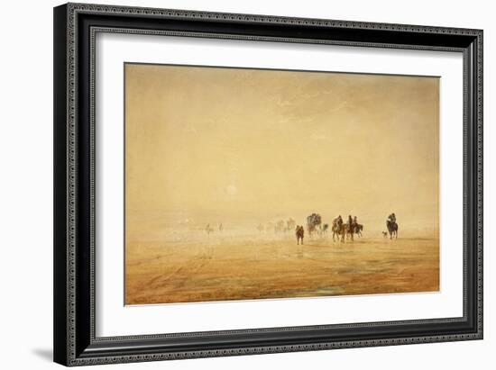 Lancaster Sands, 1844-David Cox-Framed Giclee Print