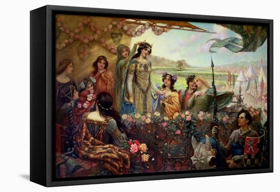 Lancelot and Guinevere-Herbert James Draper-Framed Premier Image Canvas