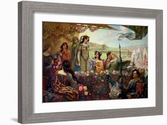 Lancelot and Guinevere-Herbert James Draper-Framed Giclee Print