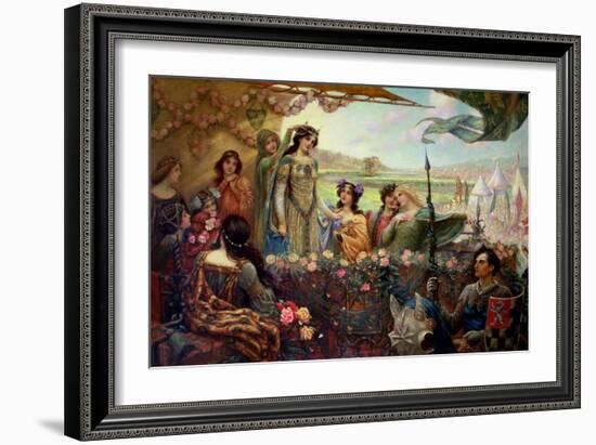 Lancelot and Guinevere-Herbert James Draper-Framed Giclee Print
