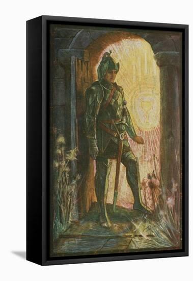 Lancelot at the Chapel-Henry Justice Ford-Framed Premier Image Canvas