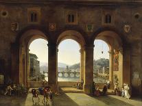 Ponte Vecchio, c.1811-Lancelot Théodore Turpin De Crissé-Giclee Print