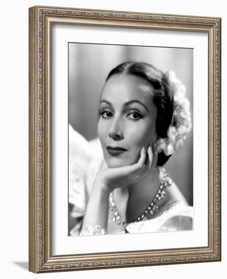 Lancer Spy, Dolores Del Rio, 1937-null-Framed Photo