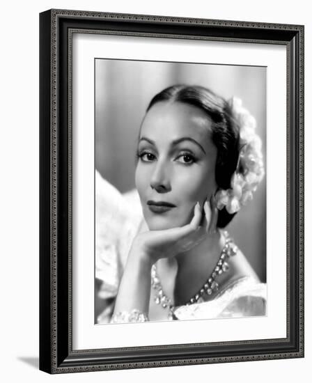 Lancer Spy, Dolores Del Rio, 1937-null-Framed Photo