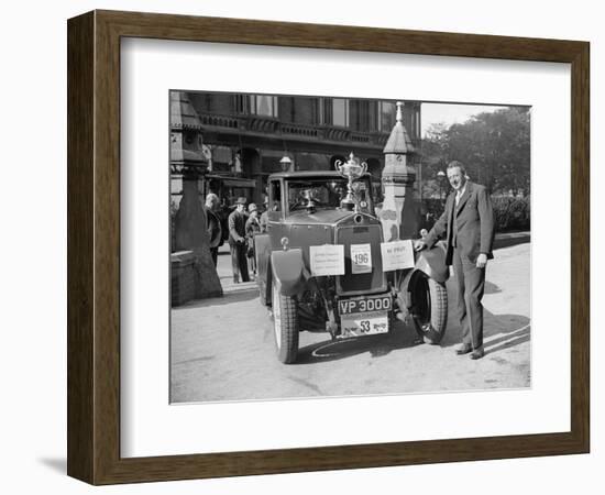 Lanchester Straight Eight of A Millership at the Southport Rally, 1928-Bill Brunell-Framed Premium Photographic Print