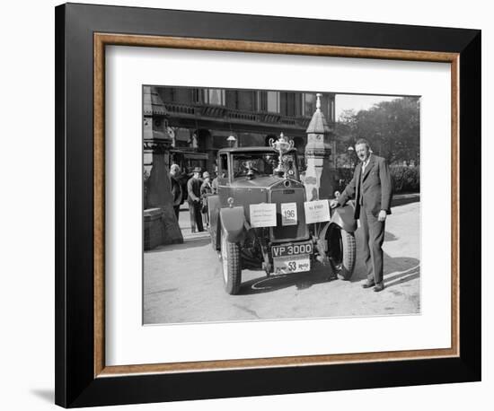 Lanchester Straight Eight of A Millership at the Southport Rally, 1928-Bill Brunell-Framed Premium Photographic Print