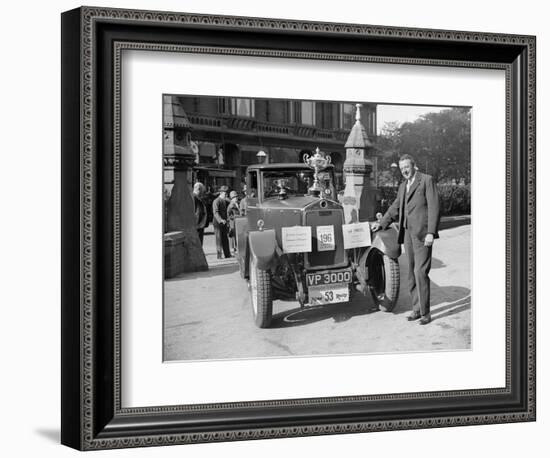 Lanchester Straight Eight of A Millership at the Southport Rally, 1928-Bill Brunell-Framed Premium Photographic Print