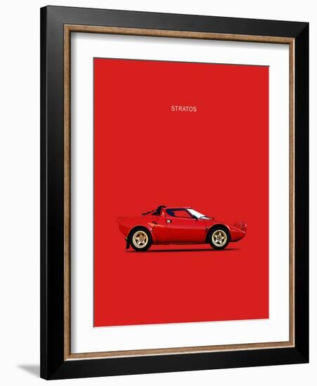 Lancia Stratos 1974-Mark Rogan-Framed Art Print