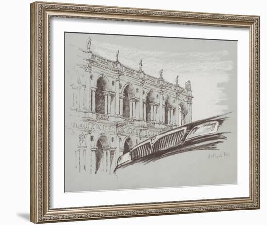 Lancia-Alberto Bali-Framed Collectable Print