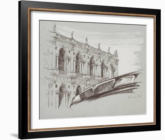 Lancia-Alberto Bali-Framed Collectable Print