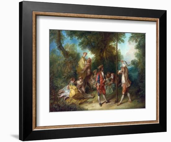 Lancret, Nicolas (1690-1743) the Four Ages of Man: Maturity Oil on Canvas Rococo Ca 1735 France Nat-Nicolas Lancret-Framed Giclee Print