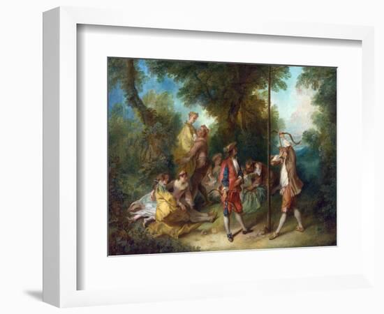 Lancret, Nicolas (1690-1743) the Four Ages of Man: Maturity Oil on Canvas Rococo Ca 1735 France Nat-Nicolas Lancret-Framed Giclee Print