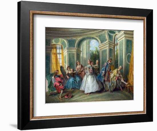 Lancret, Nicolas (1690-1743) the Four Ages of Man: Youth Oil on Canvas Rococo Ca 1735 France Nation-Nicolas Lancret-Framed Giclee Print