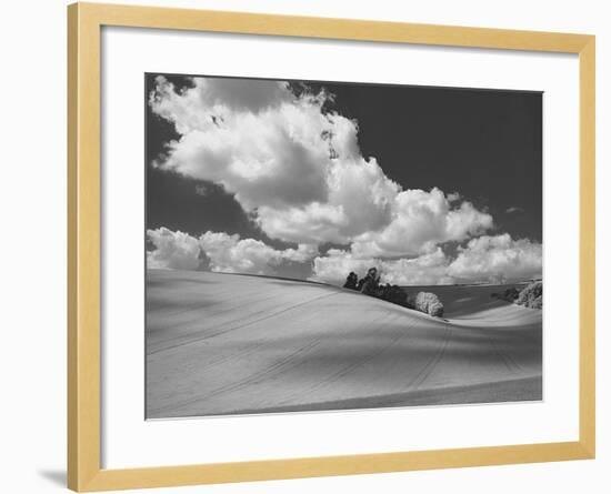 Land and Sky II B&W-Bill Philip-Framed Giclee Print