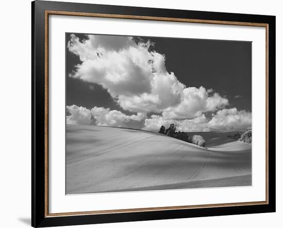 Land and Sky II B&W-Bill Philip-Framed Giclee Print