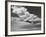 Land and Sky II B&W-Bill Philip-Framed Giclee Print