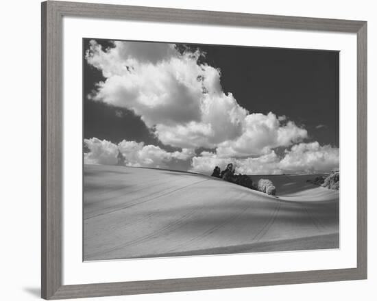 Land and Sky II B&W-Bill Philip-Framed Giclee Print