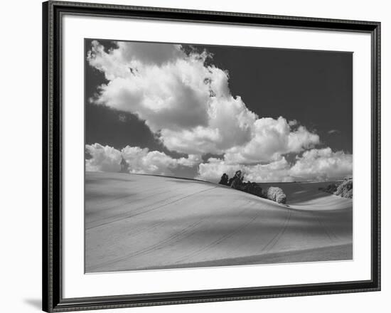 Land and Sky II B&W-Bill Philip-Framed Giclee Print