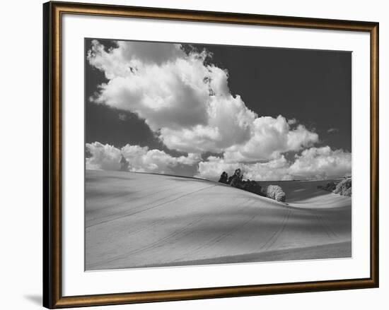 Land and Sky II B&W-Bill Philip-Framed Giclee Print