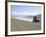 Land Cruiser on Altiplano Track and Tourists Going to Laguna Colorado, Southwest Highlands, Bolivia-Tony Waltham-Framed Photographic Print