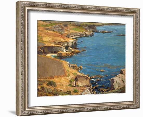 Land of a Thousand Caves-William Wendt-Framed Art Print
